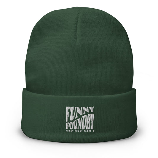 Funny Foundry Embroidered Beanie - Funny Foundry