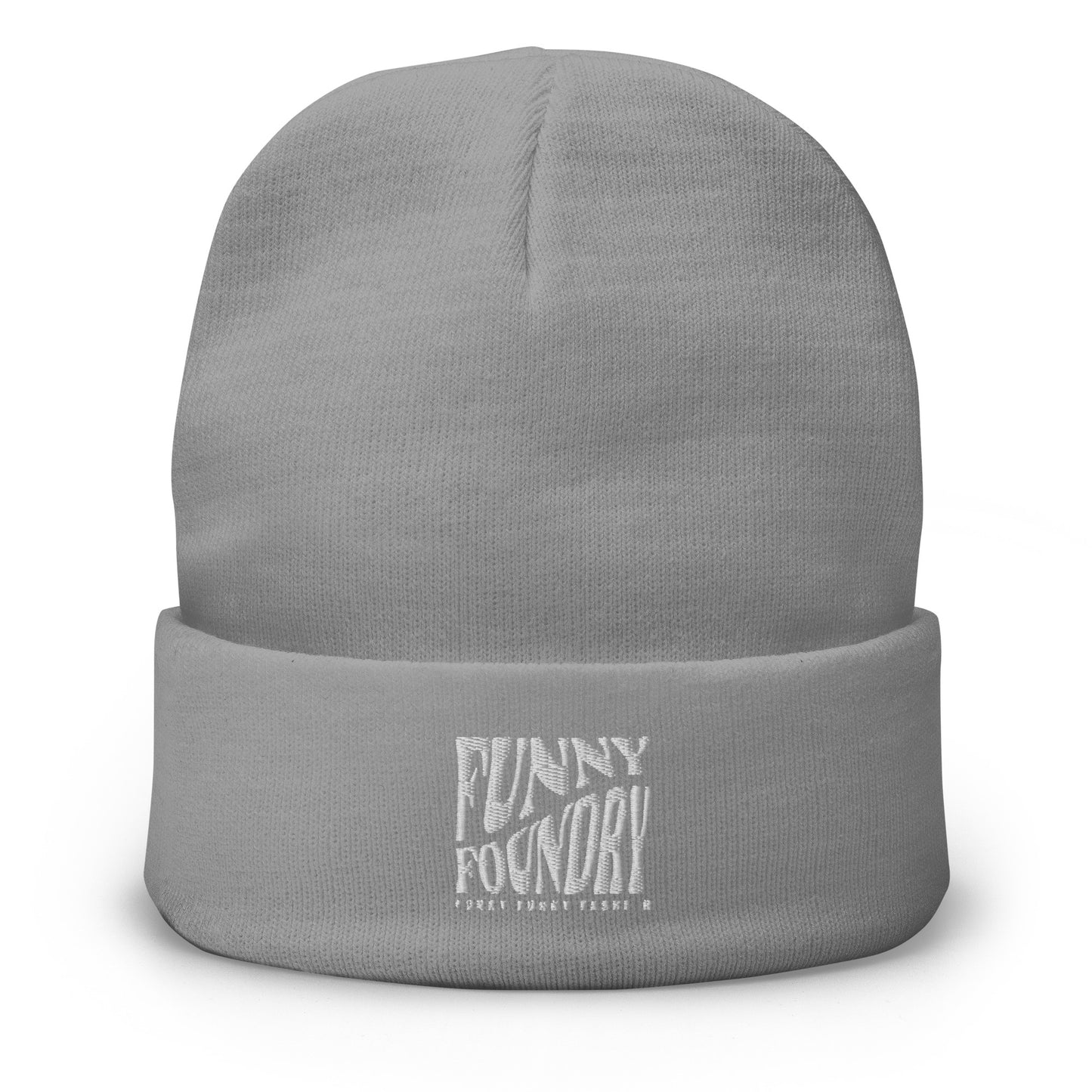 Funny Foundry Embroidered Beanie - Funny Foundry