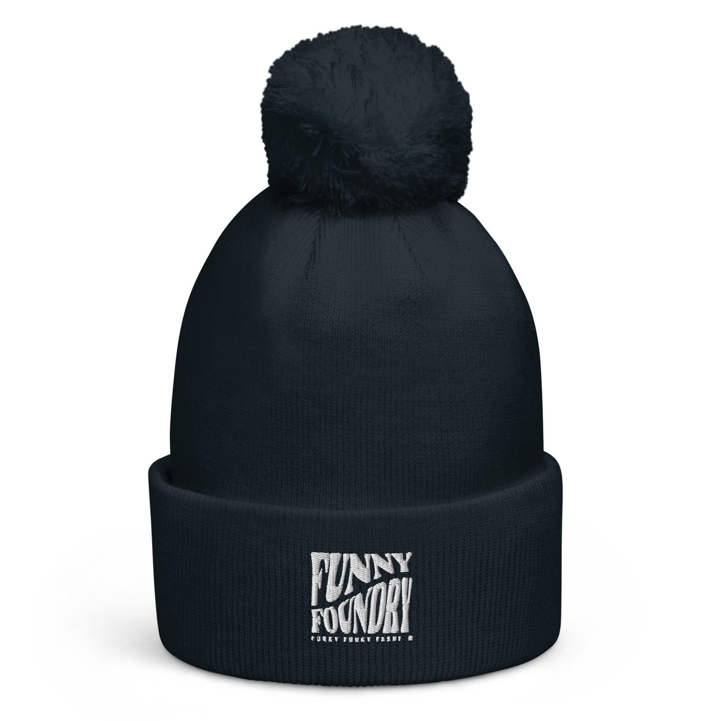 Funny Foundry Pom Pom Beanie - Funny Foundry