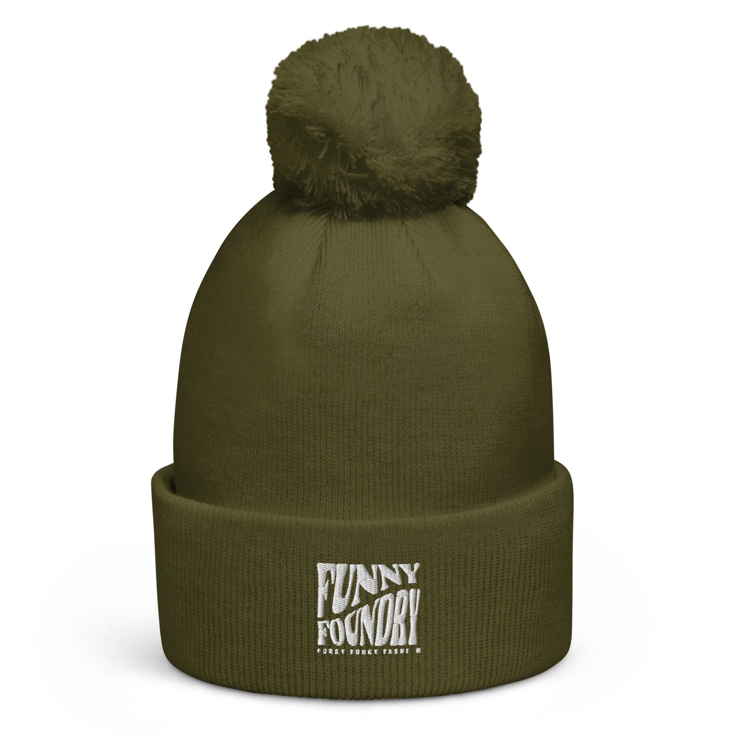 Funny Foundry Pom Pom Beanie - Funny Foundry