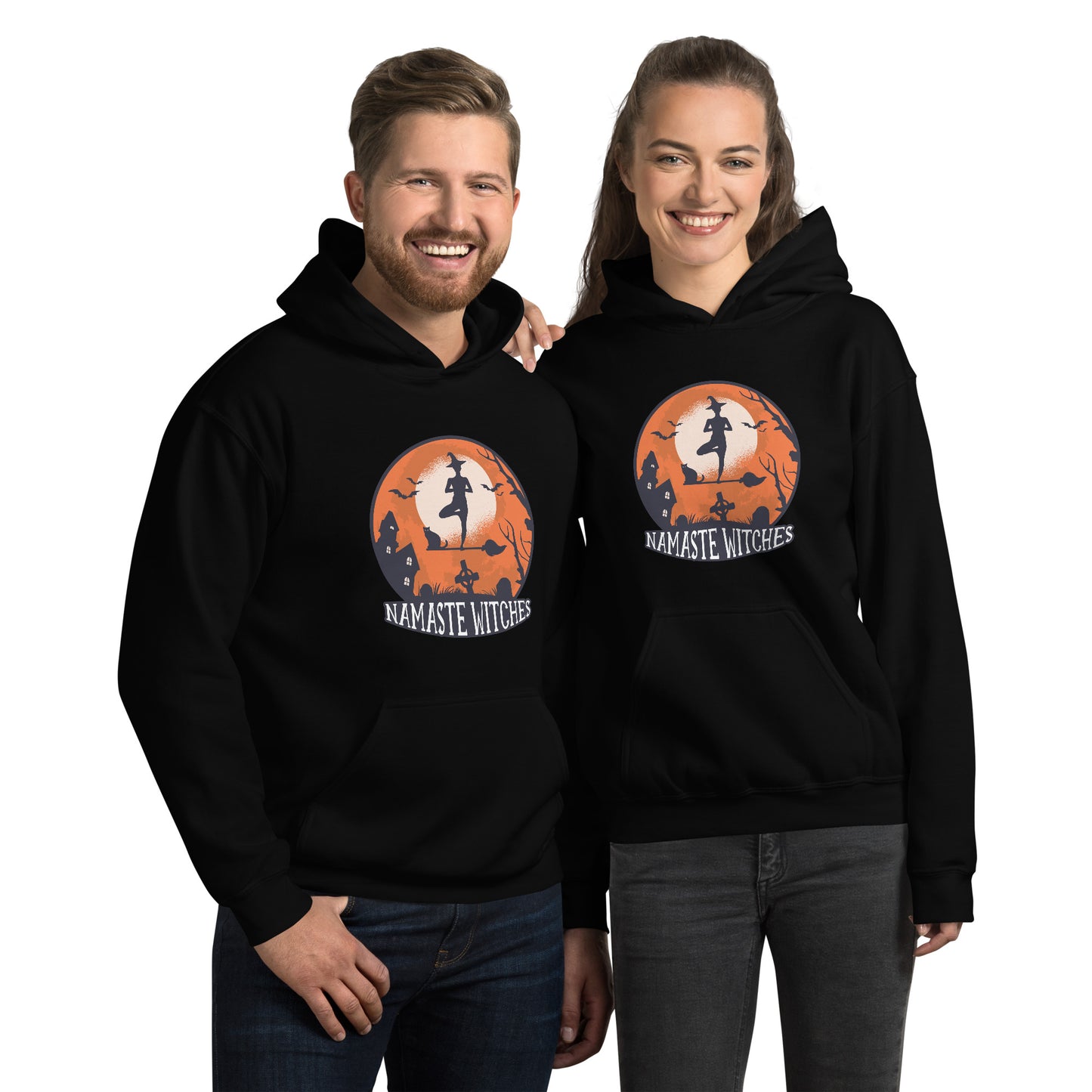 Namaste Witches Hoodie - Funny Foundry