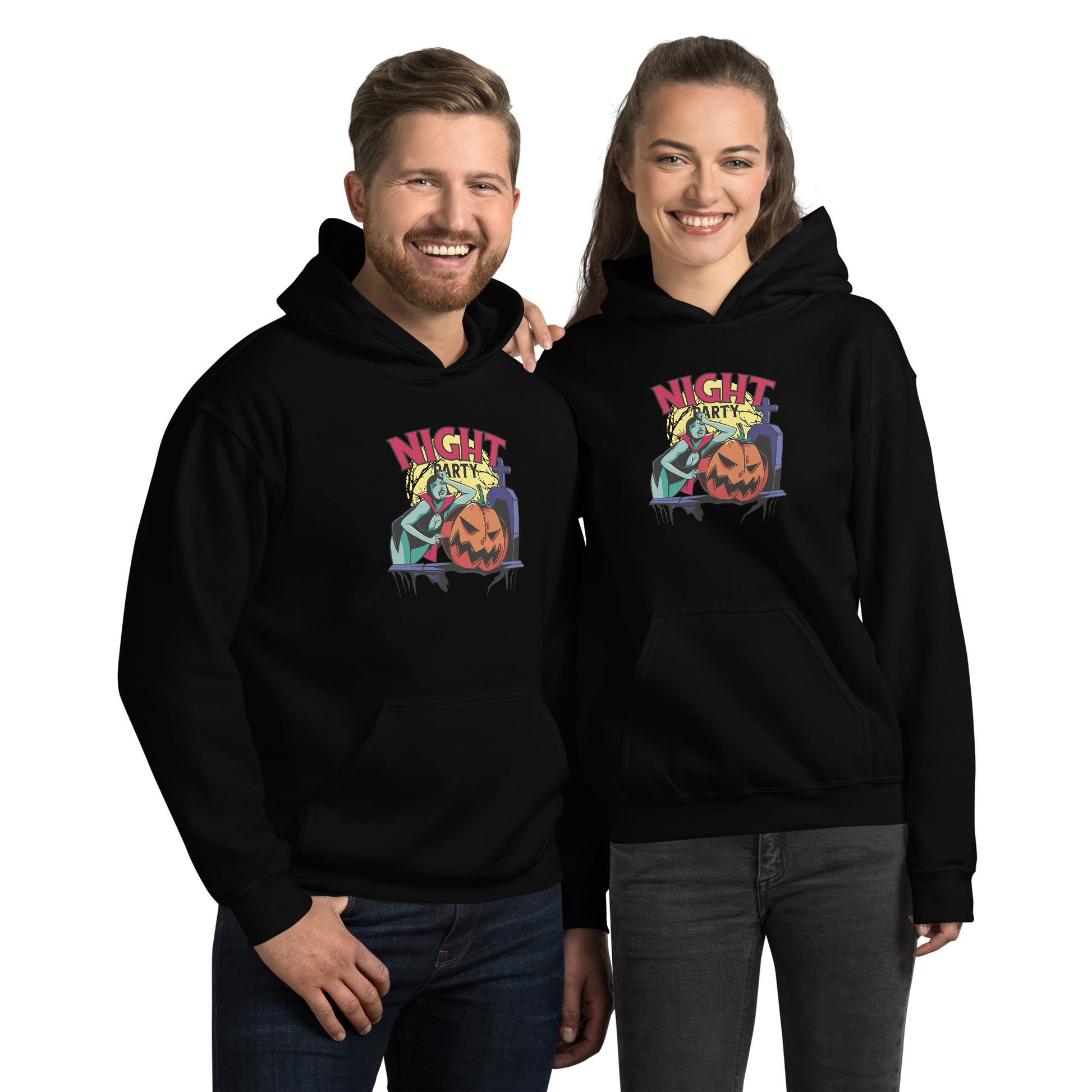 Night Party Hoodie - Funny Foundry