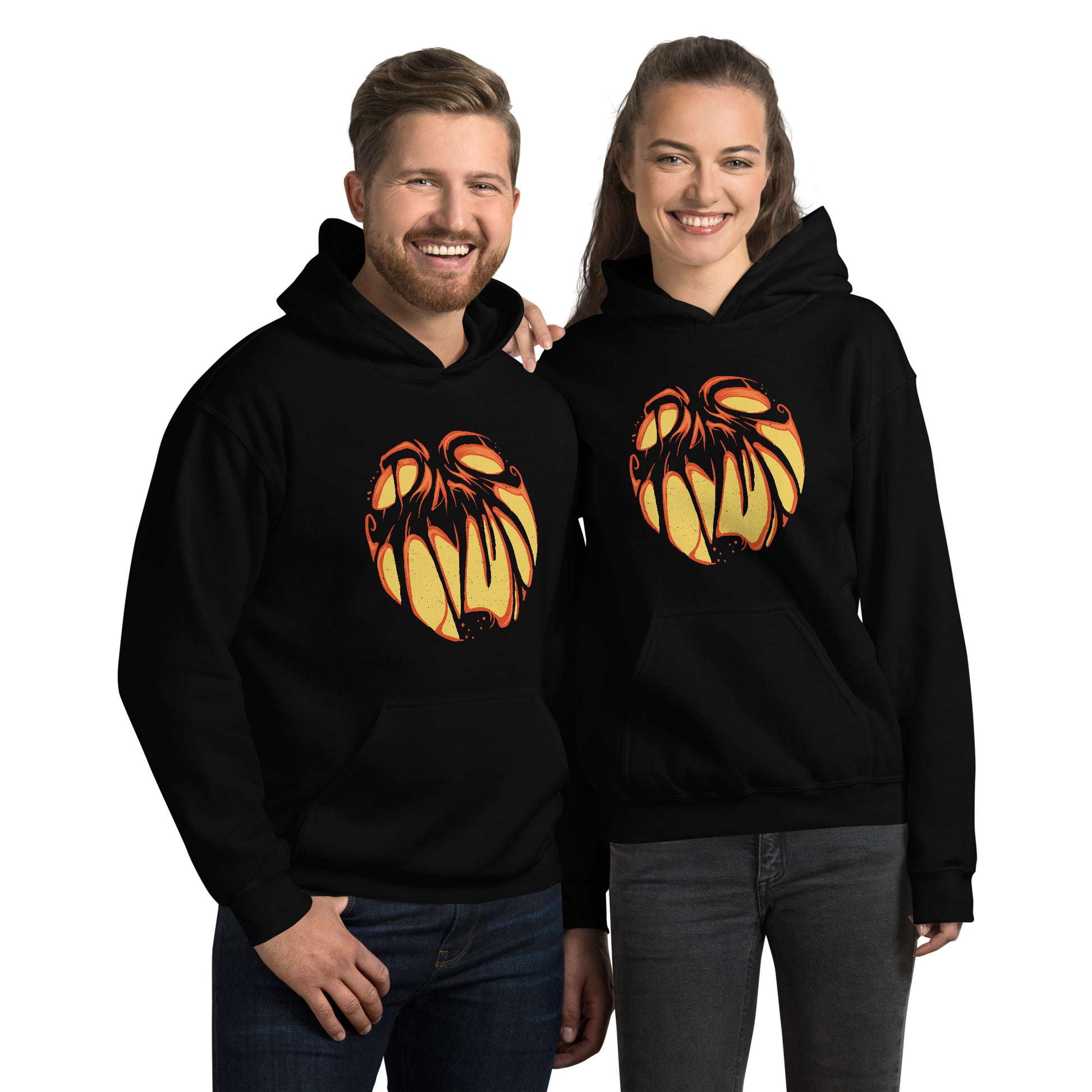 Pumpkin Creepy Hoodie - Funny Foundry