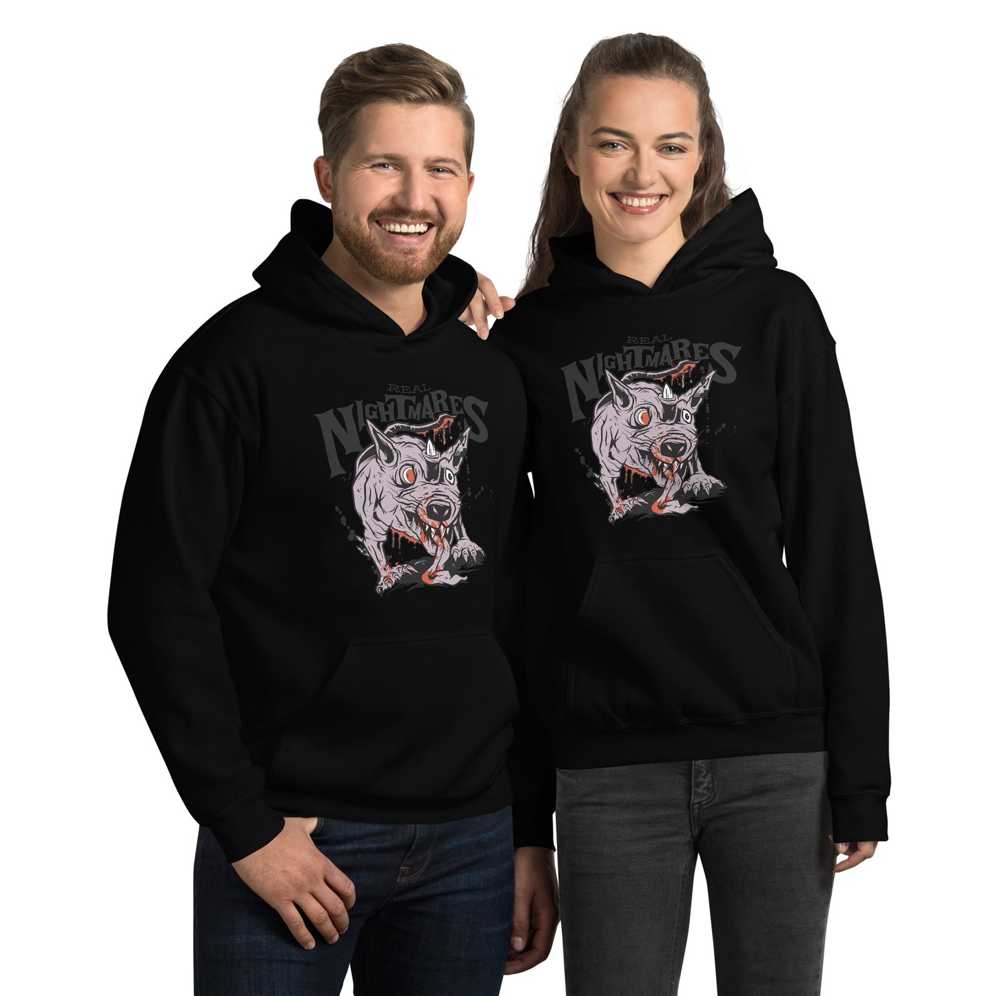 Real Nightmares Hoodie - Funny Foundry