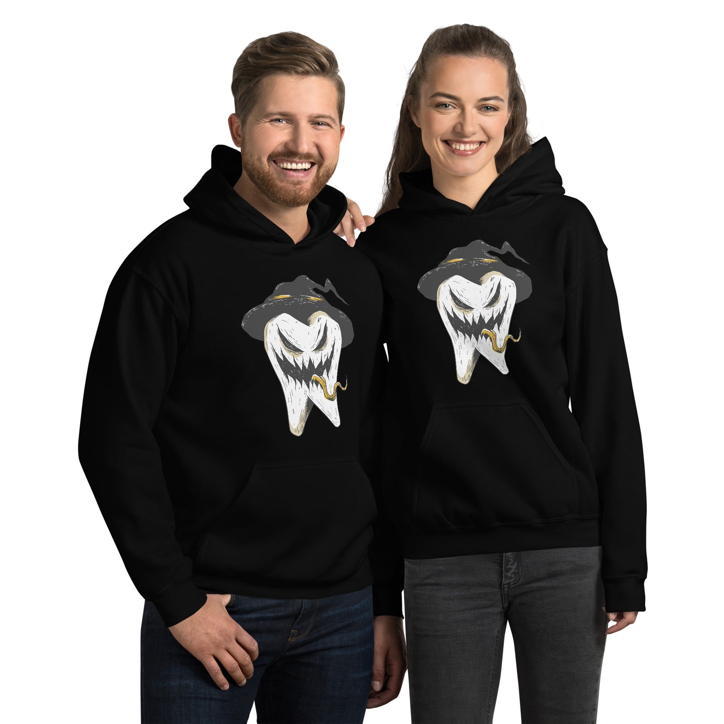 Scary Tooth Hoodie - Funny Foundry