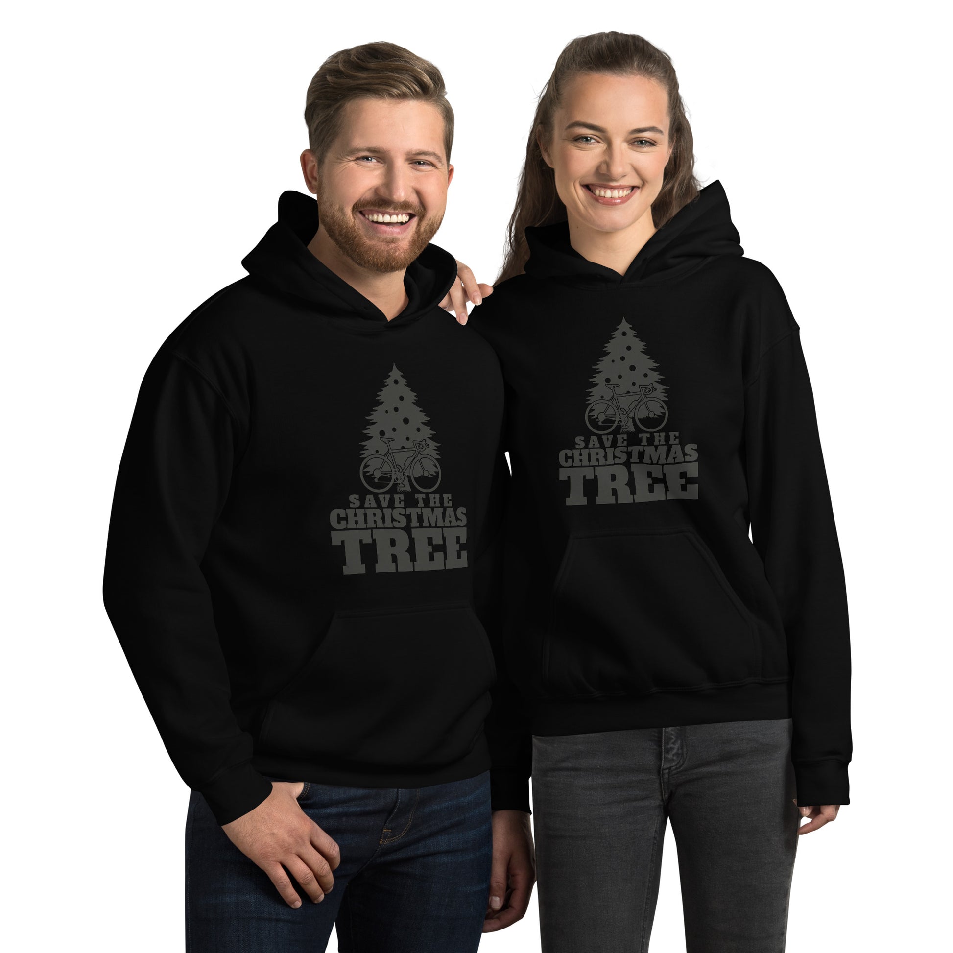 Save the Christmas Tree Hoodie - Funny Foundry