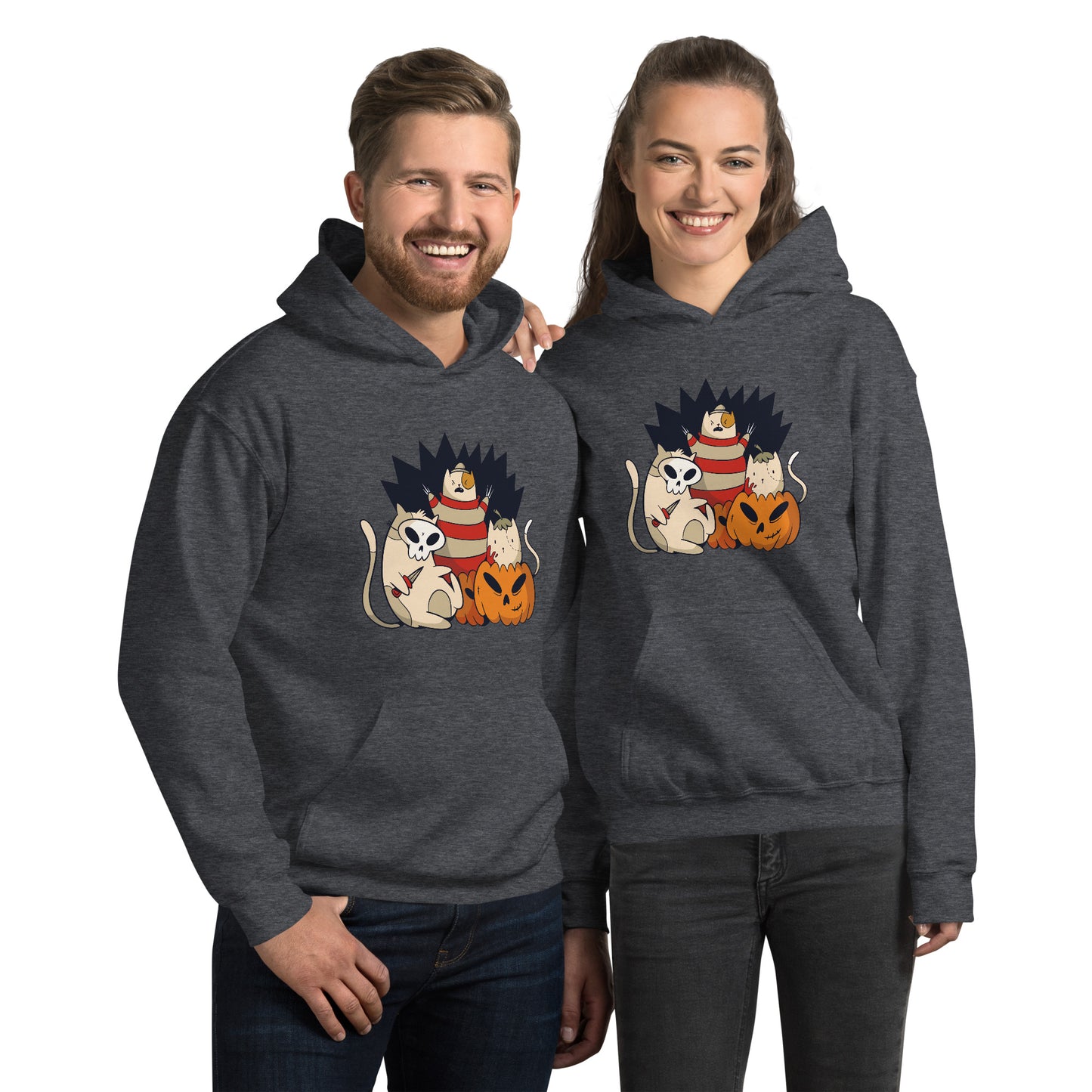 Halloween Cats Hoodie - Funny Foundry