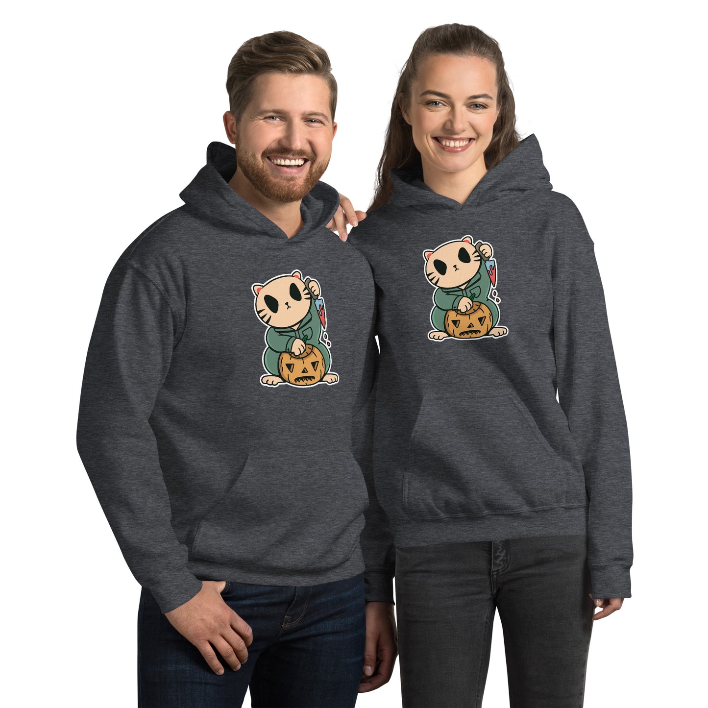 Halloween Lucky Cat Hoodie - Funny Foundry