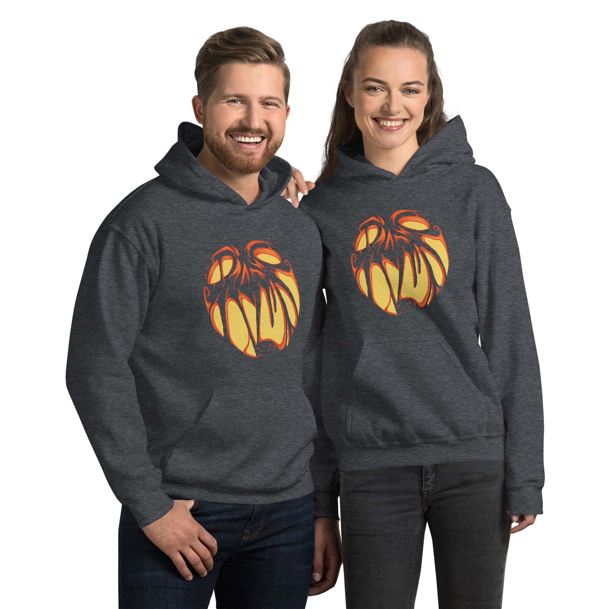 Pumpkin Creepy Hoodie - Funny Foundry