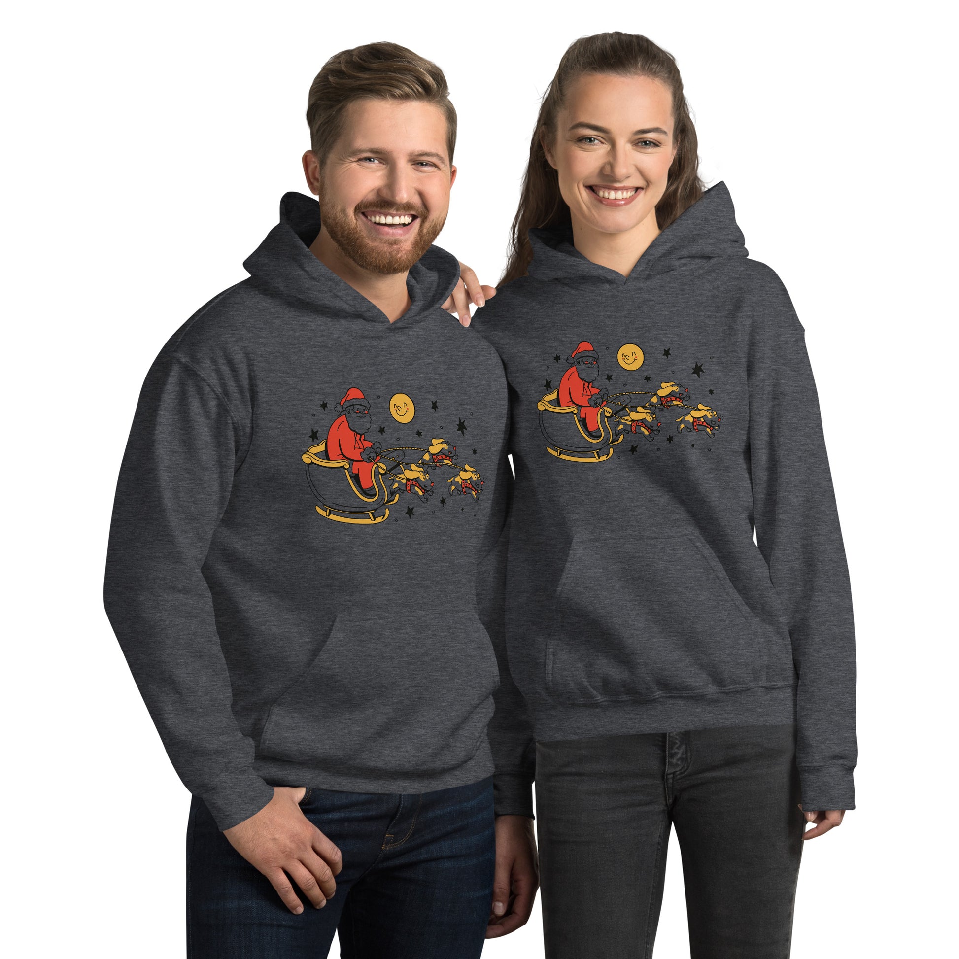 Basset Hounds Christmas Hoodie - Funny Foundry