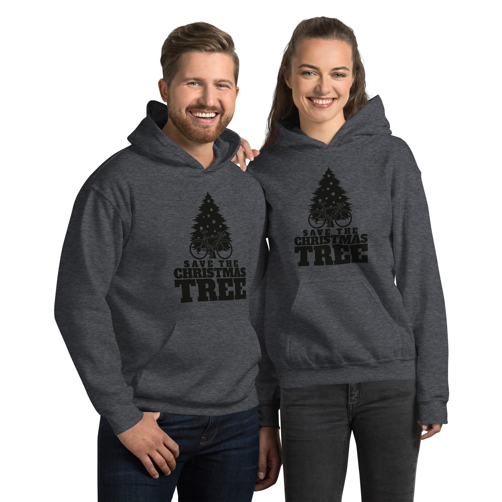 Save the Christmas Tree Hoodie - Funny Foundry