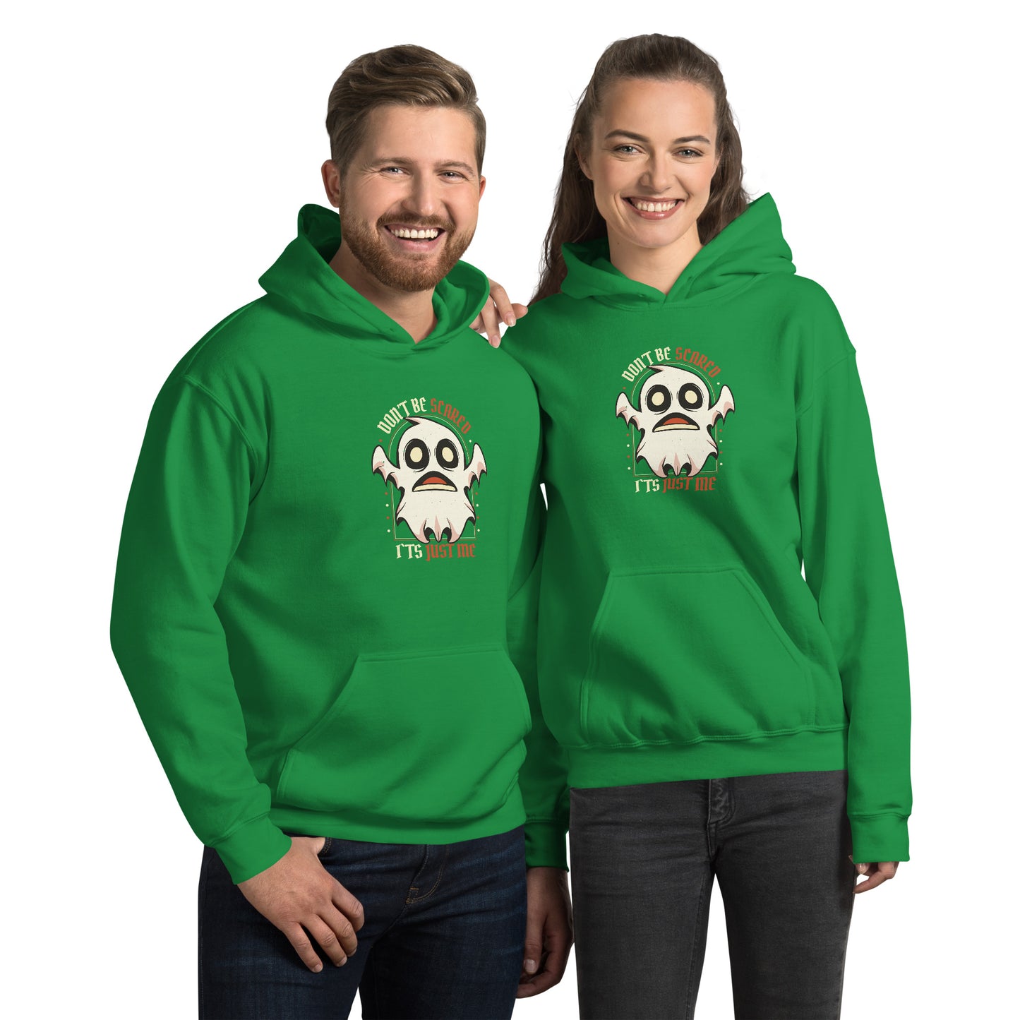 Ghost Scary Cartoon Hoodie - Funny Foundry