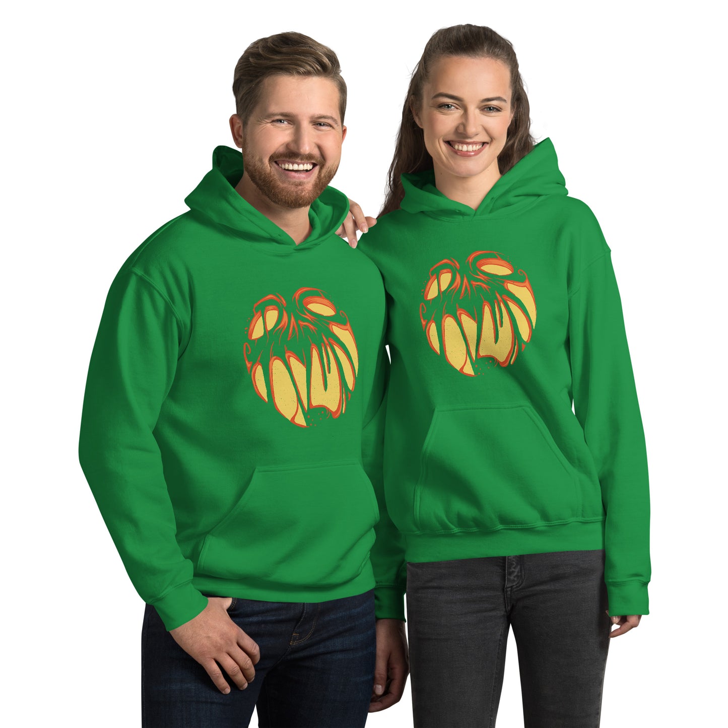 Pumpkin Creepy Hoodie - Funny Foundry