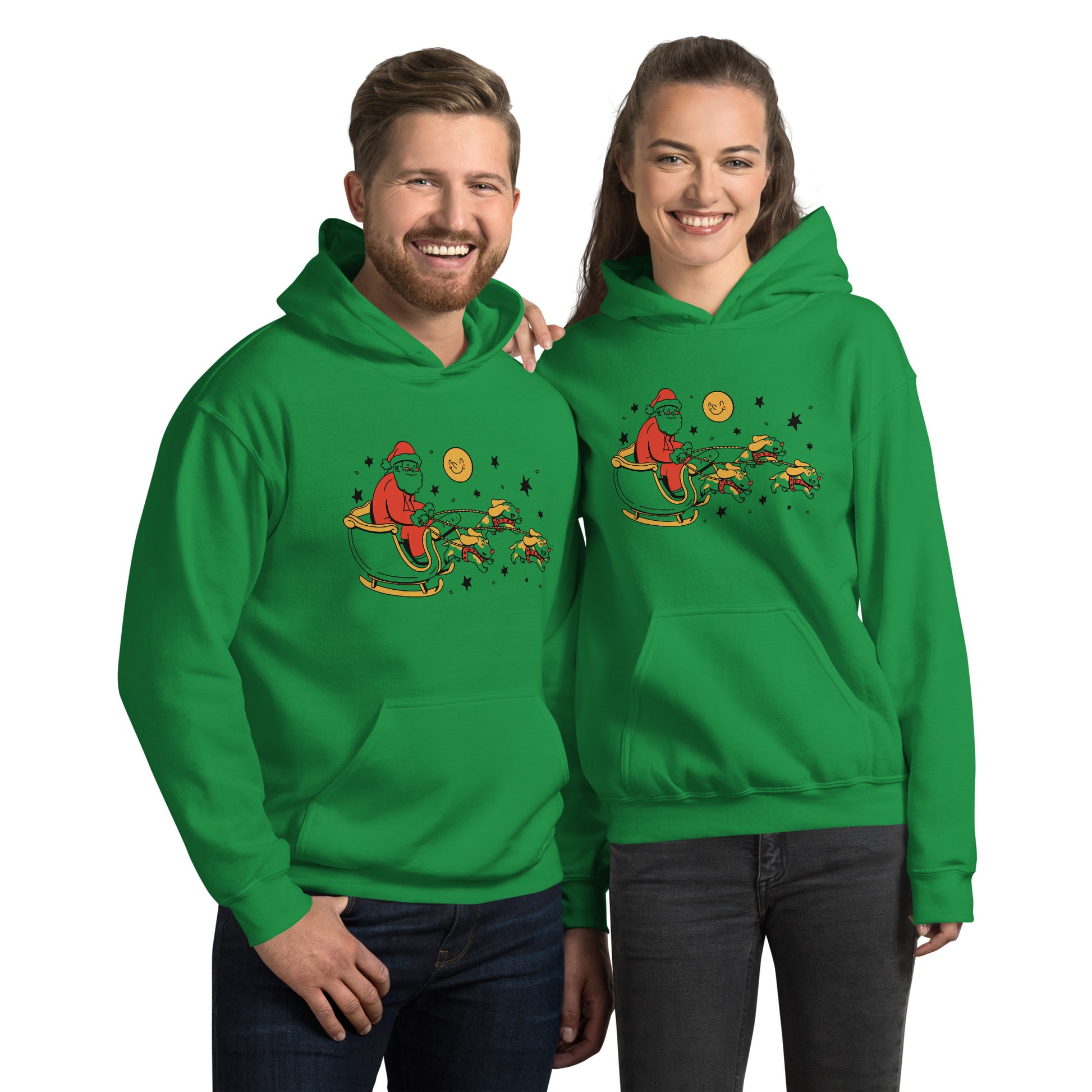 Basset Hounds Christmas Hoodie - Funny Foundry