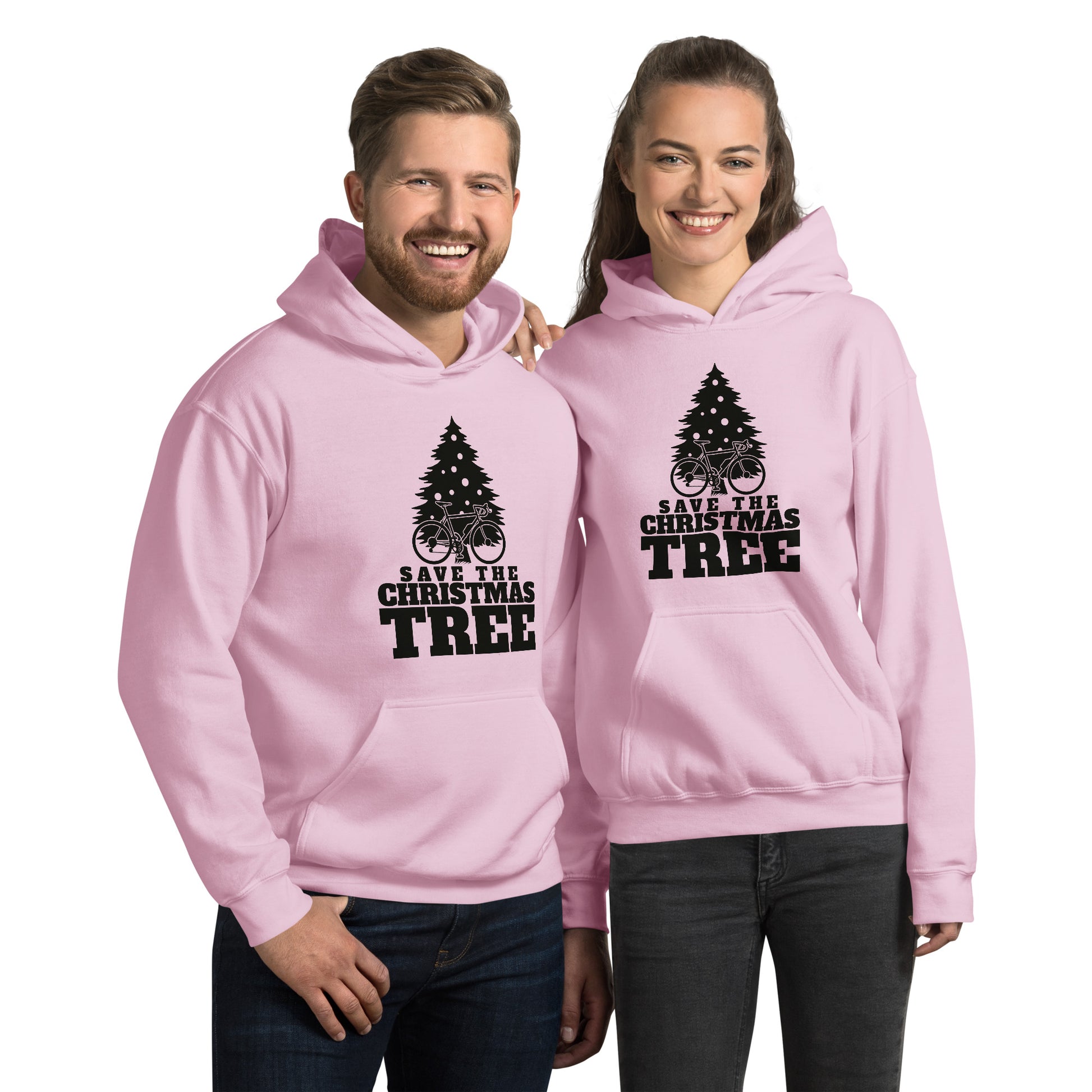 Save the Christmas Tree Hoodie - Funny Foundry