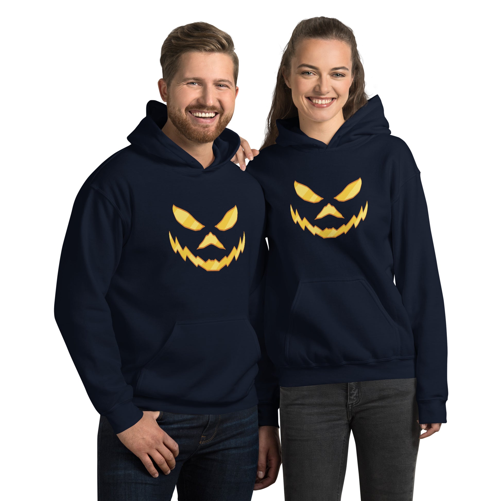 Jack O Lantern Face Hoodie - Funny Foundry