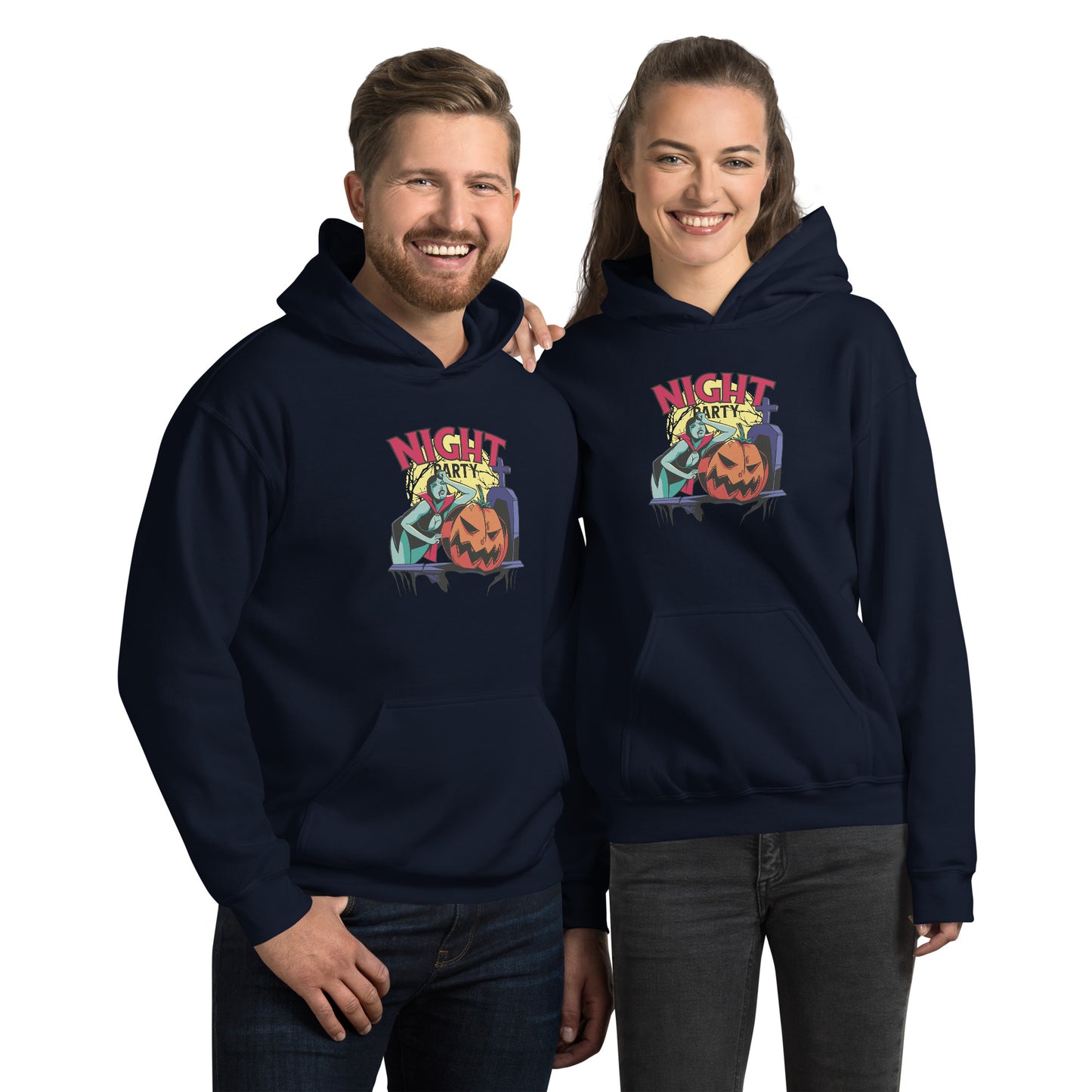 Night Party Hoodie - Funny Foundry