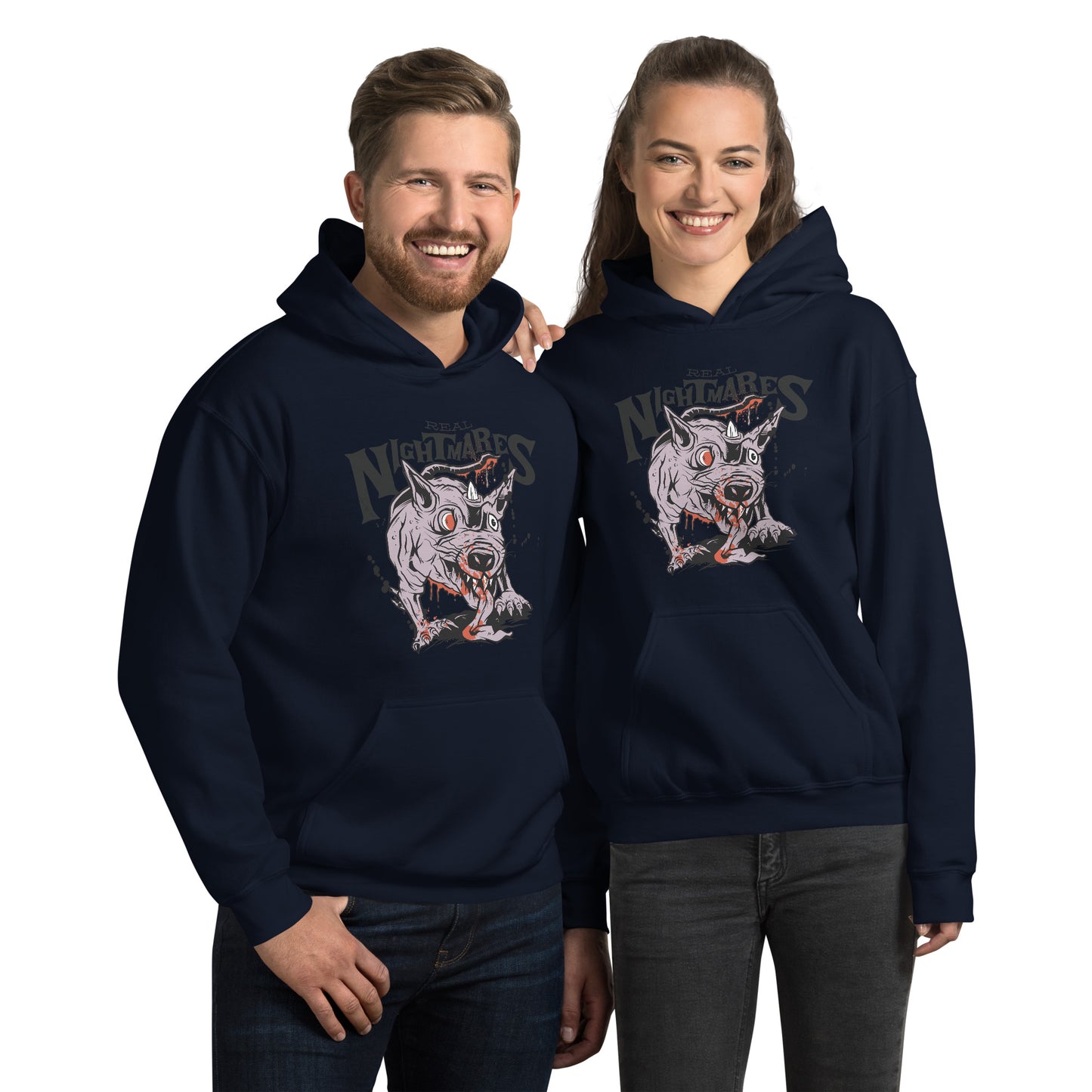 Real Nightmares Hoodie - Funny Foundry