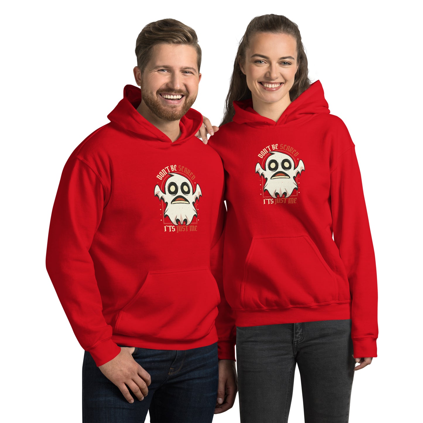 Ghost Scary Cartoon Hoodie - Funny Foundry