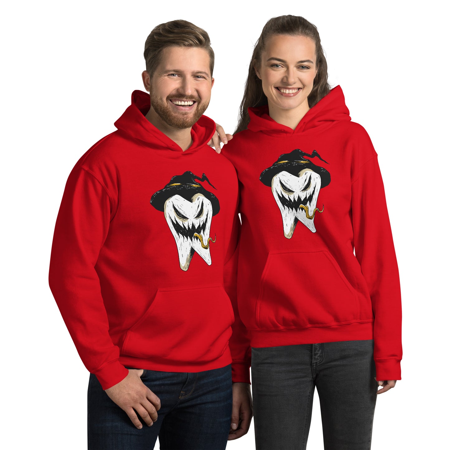 Scary Tooth Hoodie - Funny Foundry