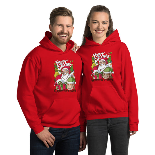 Smoking Santa Hoodie - Funny Foundry