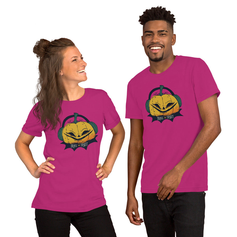 Trick or Treat Pumpkin T-Shirt - Funny Foundry