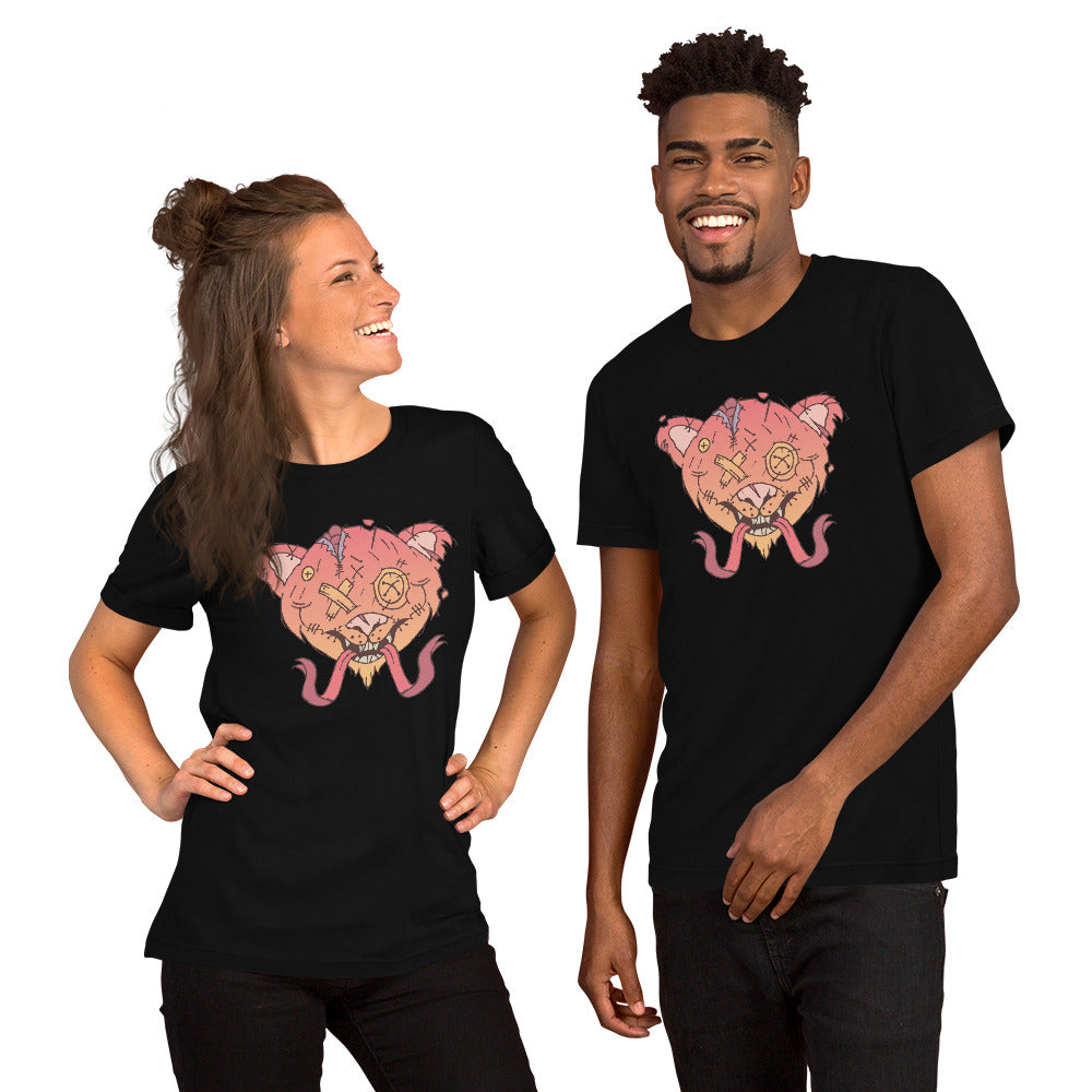 Halloween Creepy Bear T-Shirt - Funny Foundry