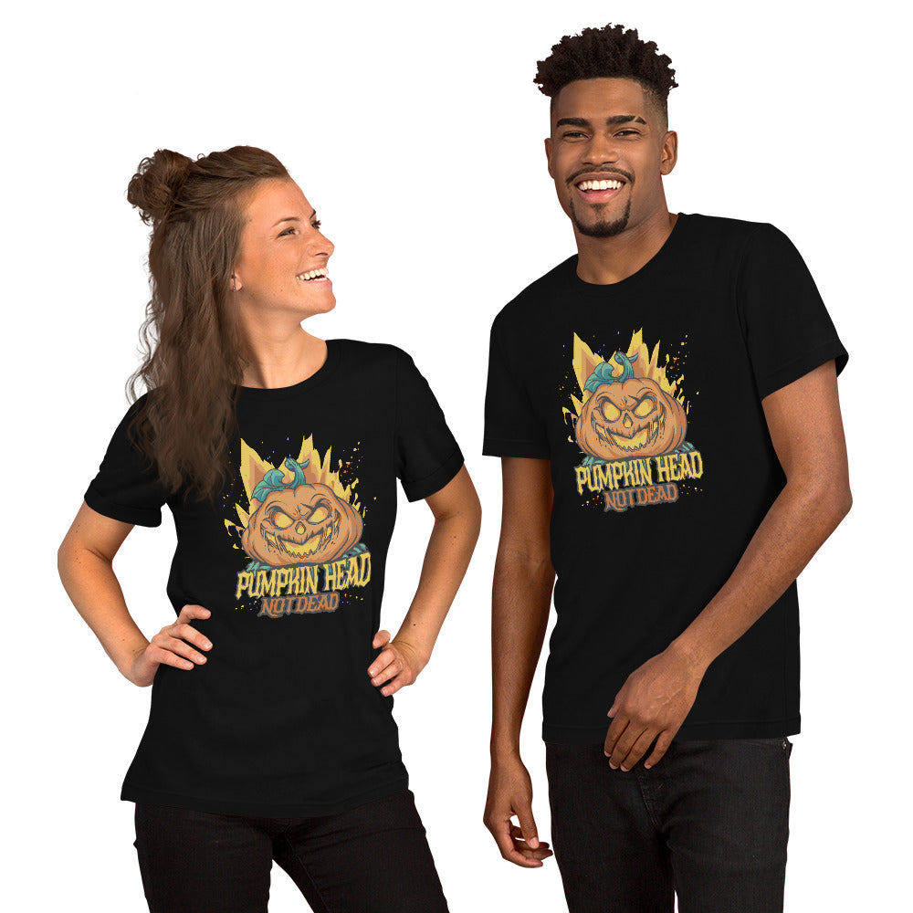 Halloween Pumpkin Head T-Shirt - Funny Foundry