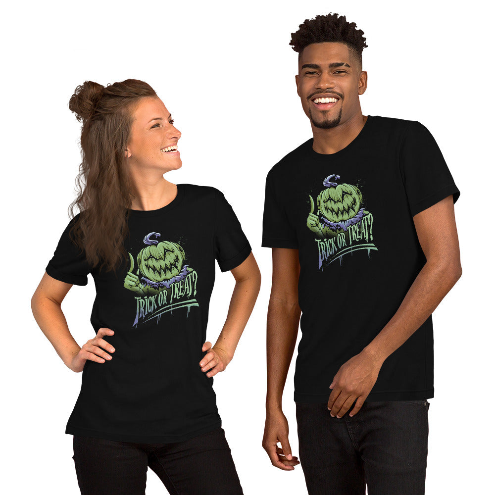 Halloween Pumpkin Trick T-Shirt - Funny Foundry