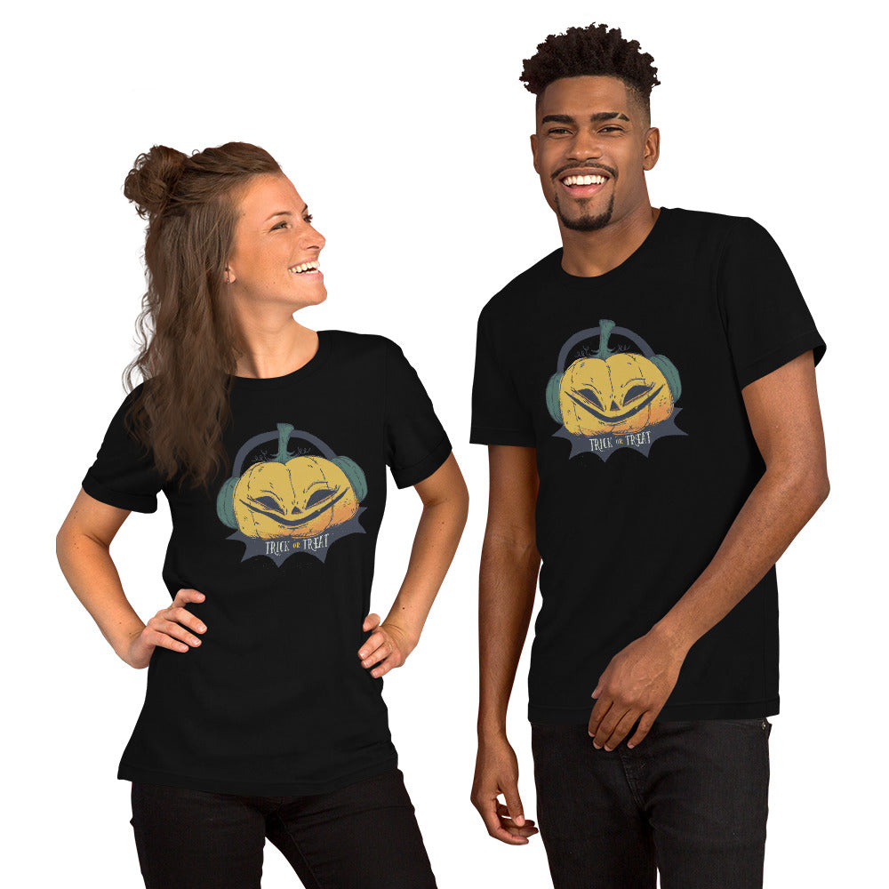 Trick or Treat Pumpkin T-Shirt - Funny Foundry