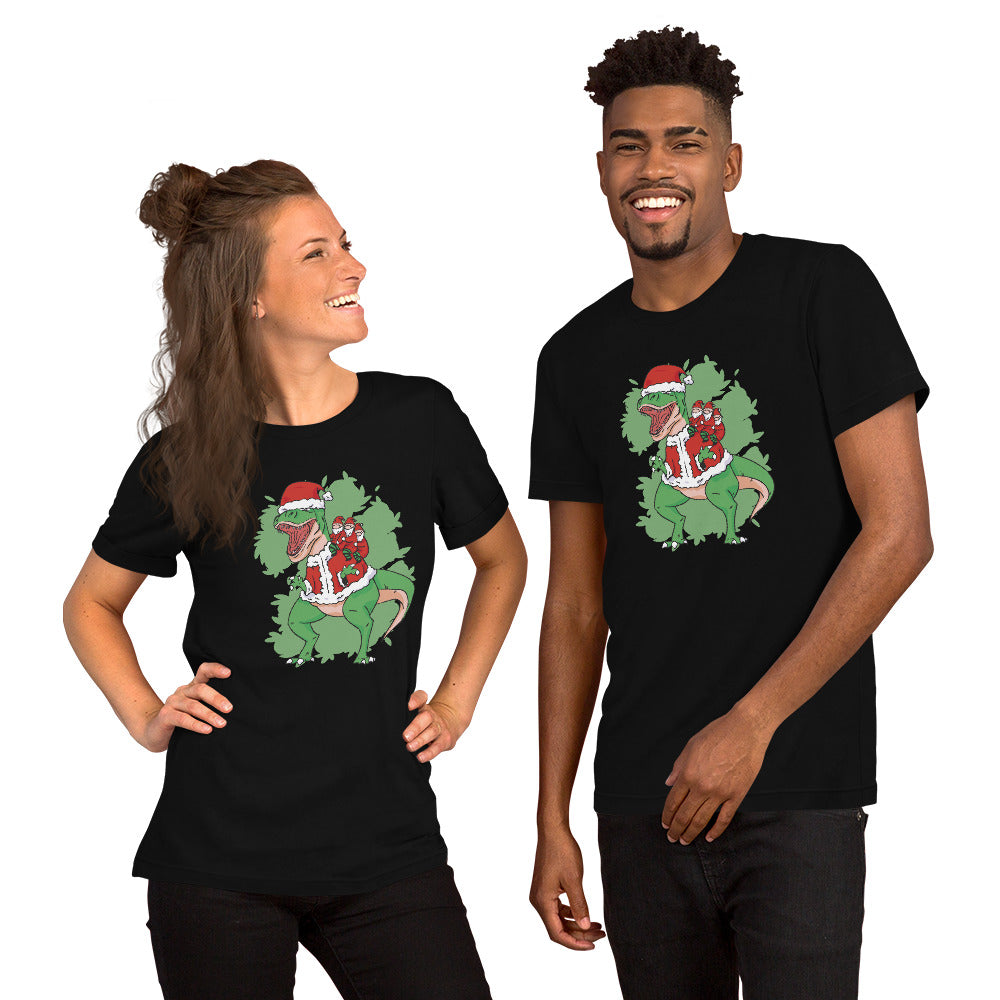 Christmas GNOM Sand Trex T-Shirt - Funny Foundry