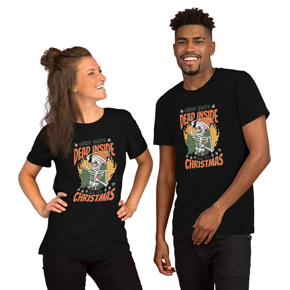 Dead Inside Christmas T-Shirt - Funny Foundry