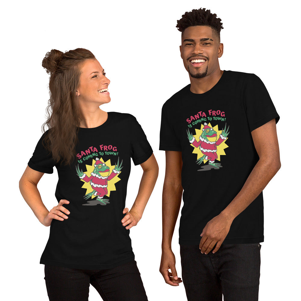 Santa Frog T-Shirt - Funny Foundry