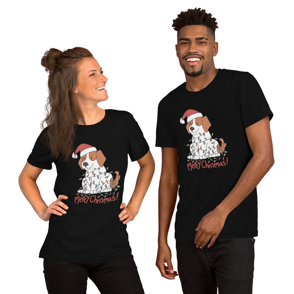 Beagle Merry Christmas T-Shirt - Funny Foundry