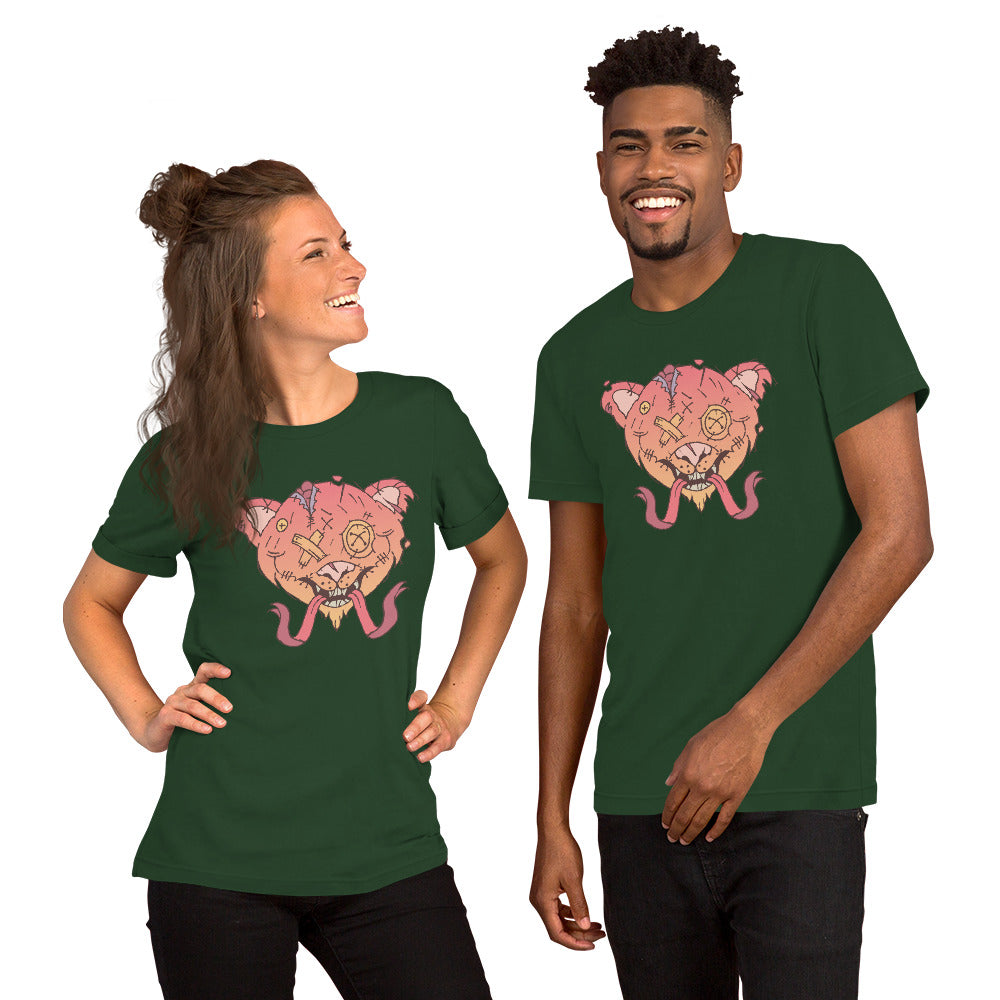 Halloween Creepy Bear T-Shirt - Funny Foundry