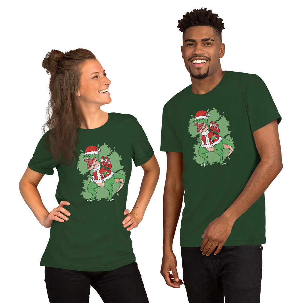 Christmas GNOM Sand Trex T-Shirt - Funny Foundry