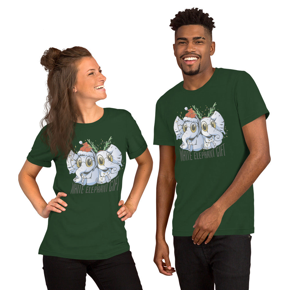 White Elephant Christmas T-Shirt - Funny Foundry