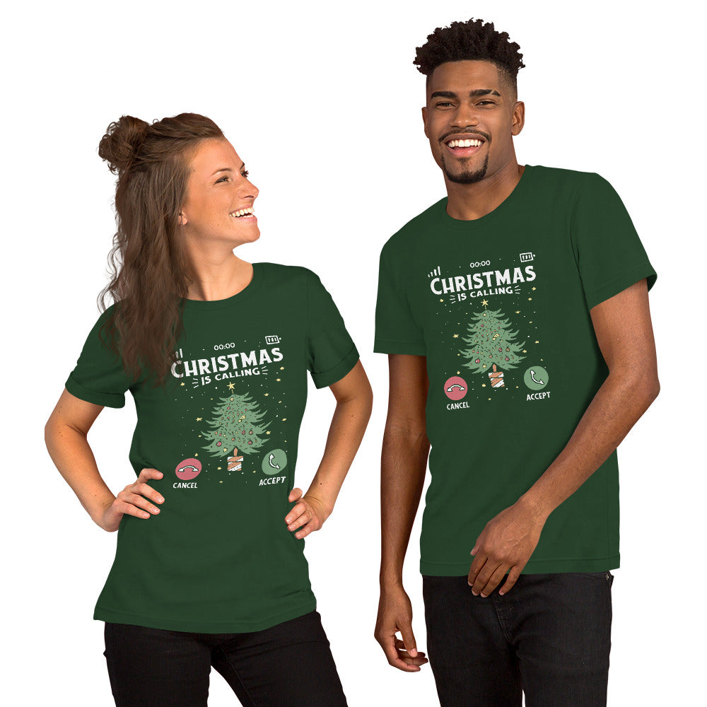 Christmas Call T-Shirt - Funny Foundry