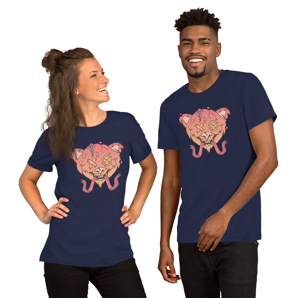 Halloween Creepy Bear T-Shirt - Funny Foundry