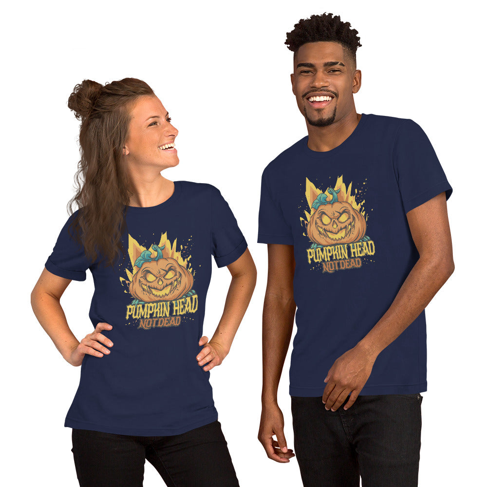 Halloween Pumpkin Head T-Shirt - Funny Foundry