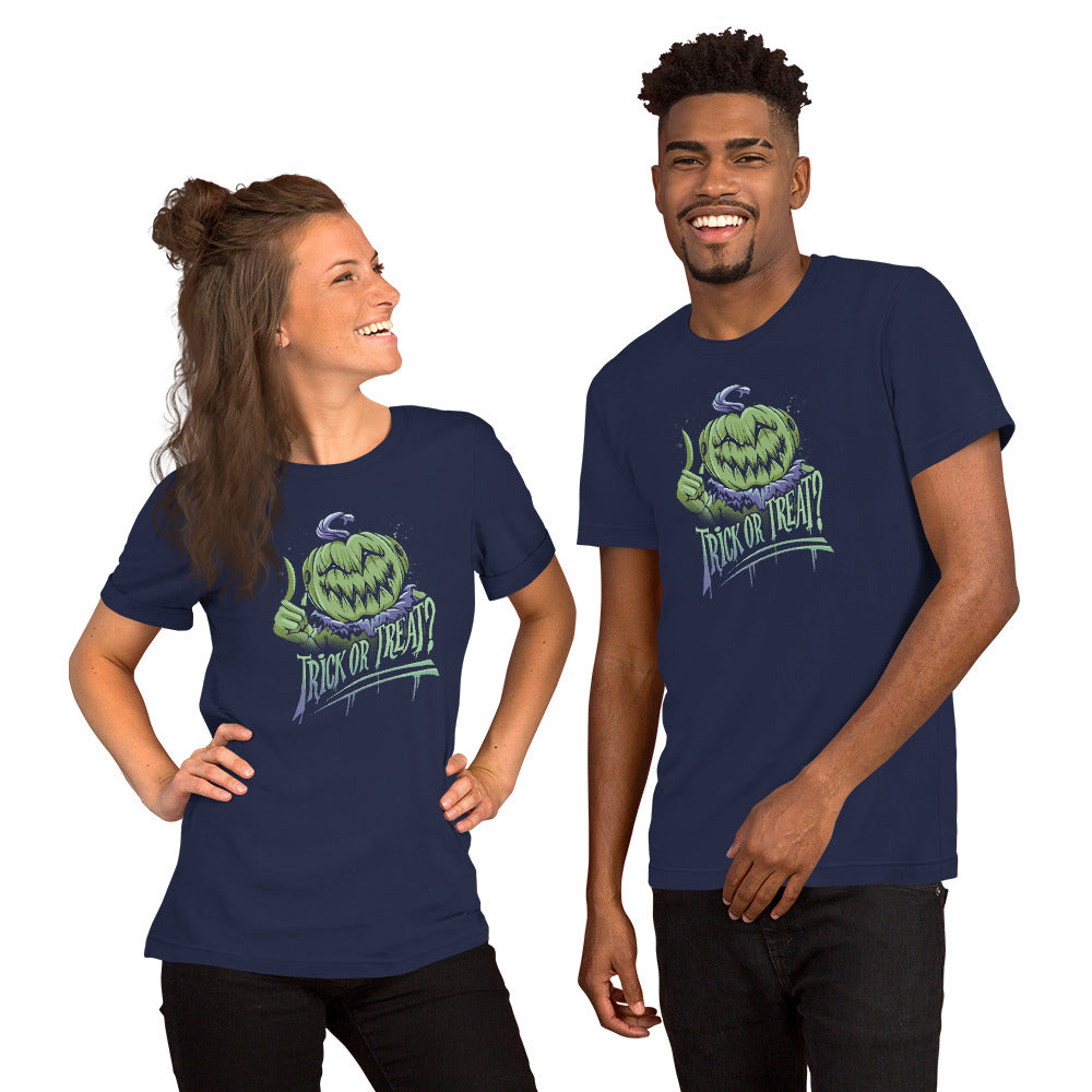 Halloween Pumpkin Trick T-Shirt - Funny Foundry