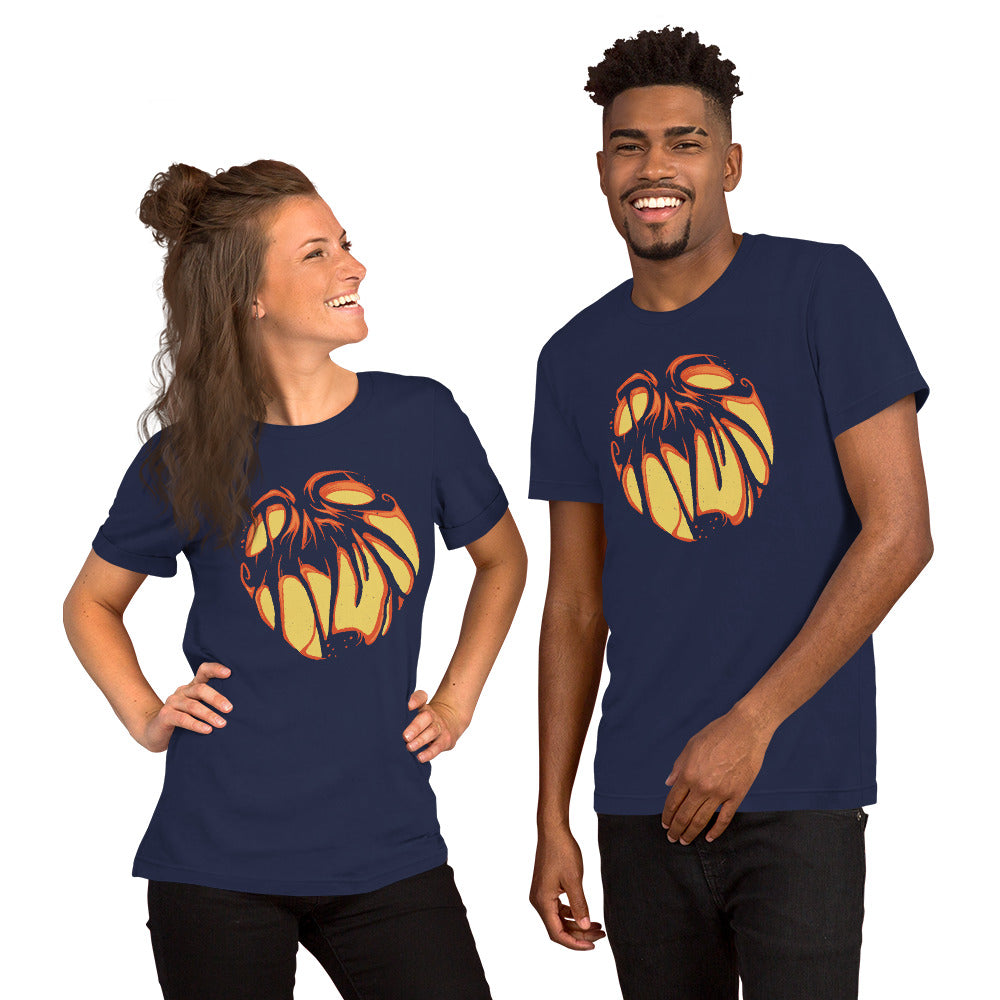 Pumpkin Creepy T-Shirt - Funny Foundry