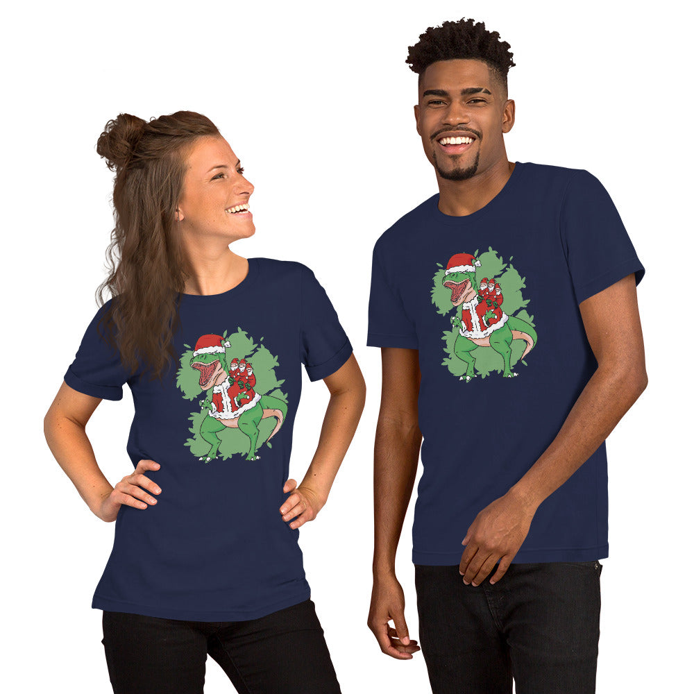 Christmas GNOM Sand Trex T-Shirt - Funny Foundry