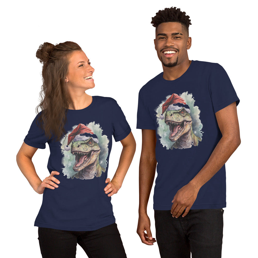 Dinosaur Xmas T-Shirt - Funny Foundry