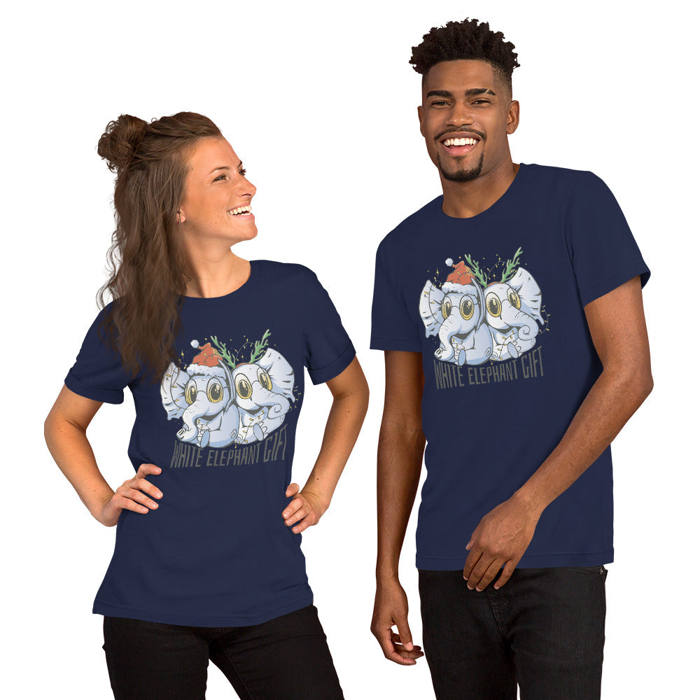 White Elephant Christmas T-Shirt - Funny Foundry