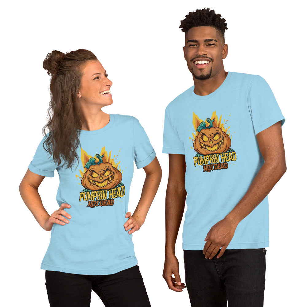 Halloween Pumpkin Head T-Shirt - Funny Foundry