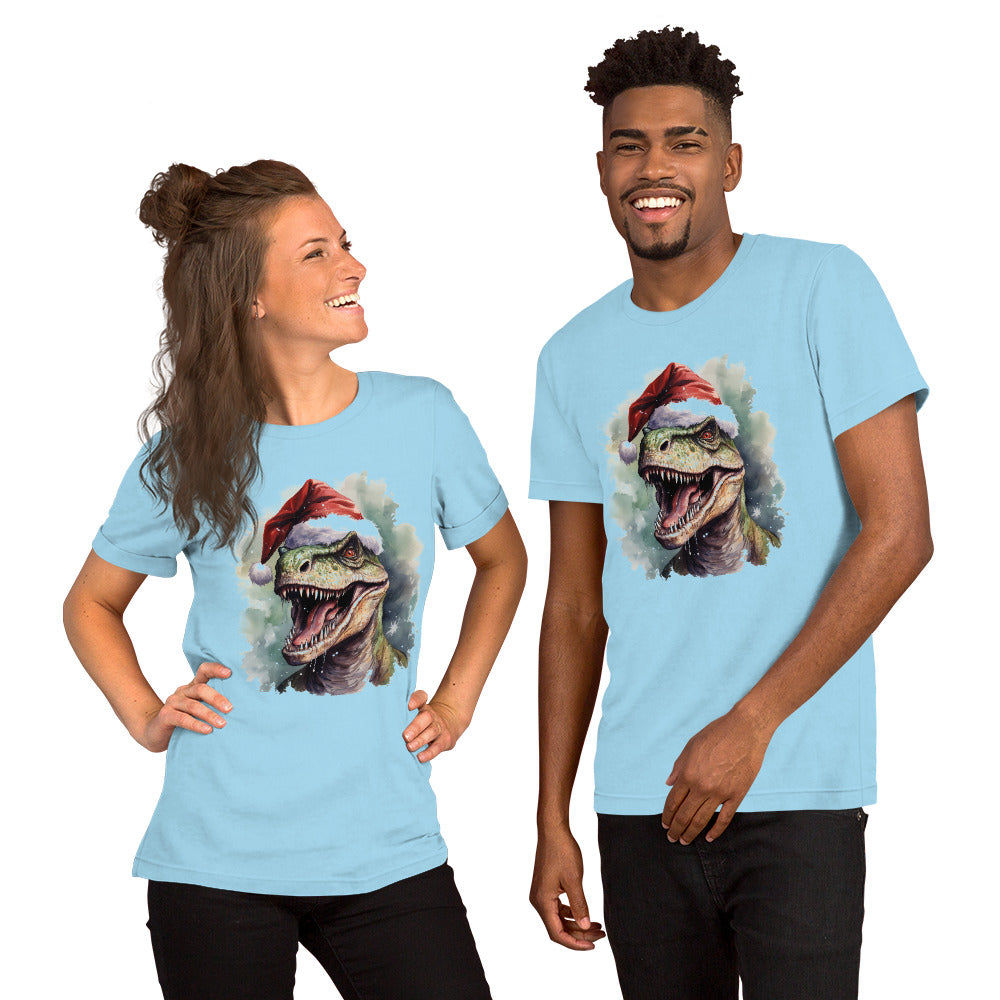 Dinosaur Xmas T-Shirt - Funny Foundry