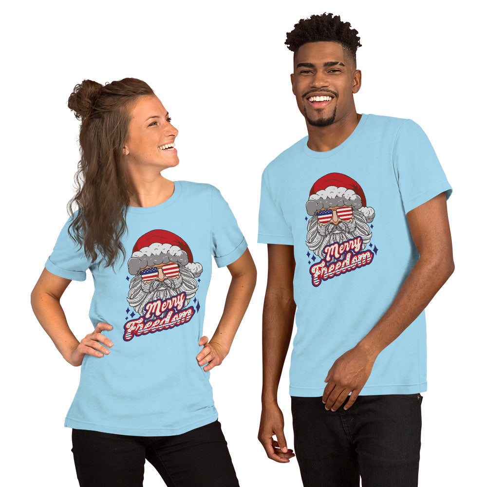 Santa Freedom T-Shirt - Funny Foundry