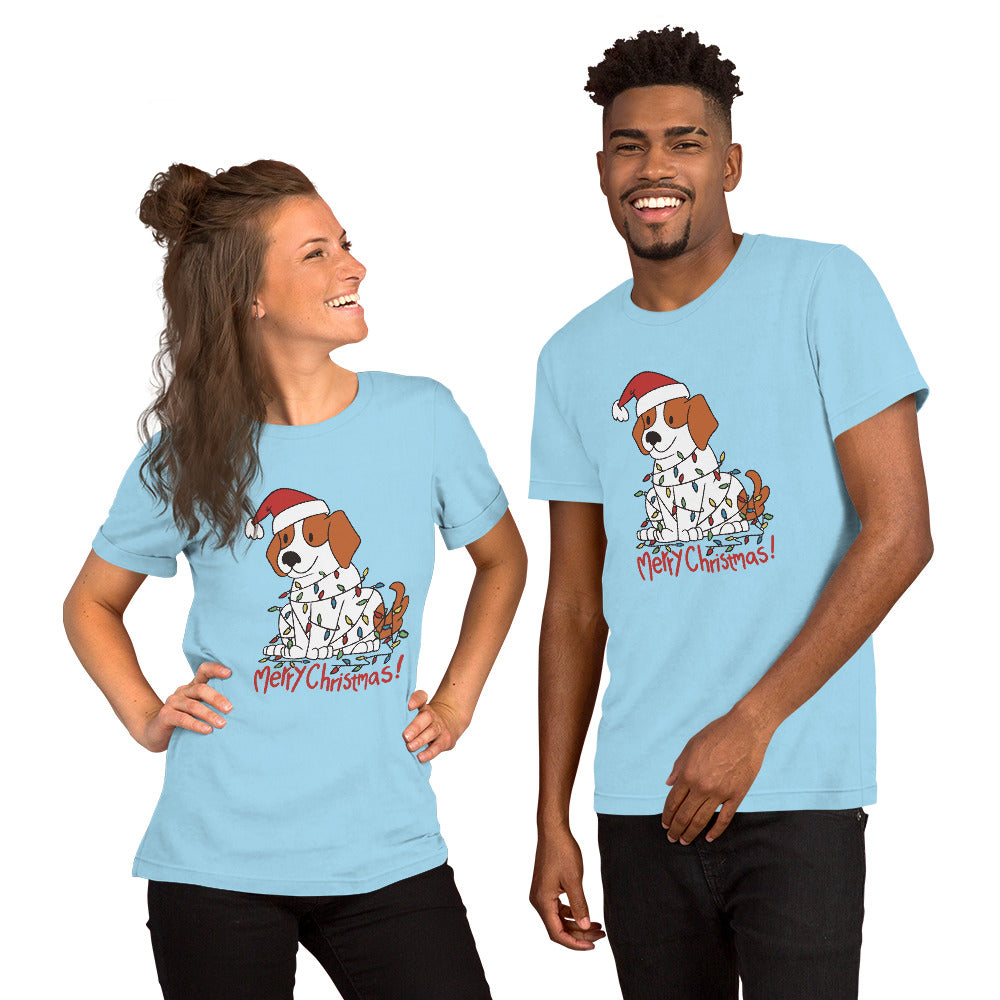 Beagle Merry Christmas T-Shirt - Funny Foundry