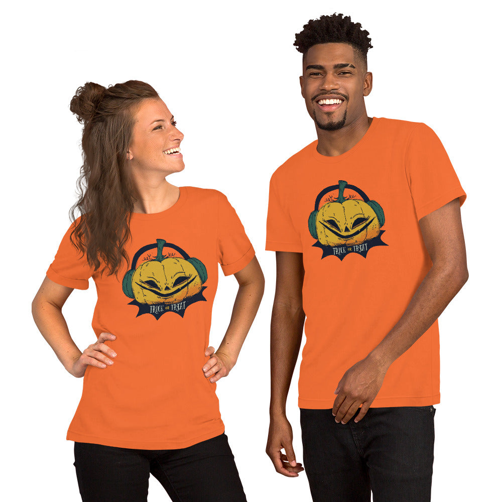 Trick or Treat Pumpkin T-Shirt - Funny Foundry